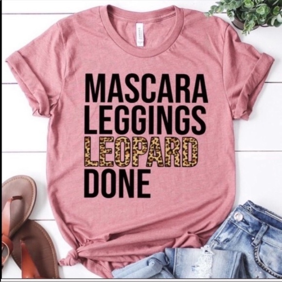 Mascara Leopard Graphic Tee
